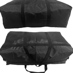 190L Ekstra Stor Flyttepose i Kraftig Sort Black_xx Black 100L