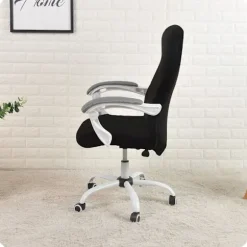 (L) Kontorstolbetræk Sort Aftagelige Stolbetræk Universal Mo