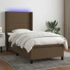 Lamelbund - Eksklusiv Hjem - 90x200cm - Polyesterstof - Farvet LED-stripe