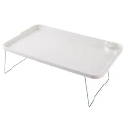 Laptop Seng Skrivebord Sengebord HVID white