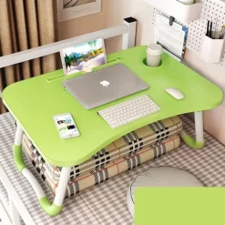 Laptopbord, Lille Kollegiebord, Seng med Laptopbord,