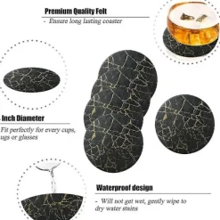 Læder dækkeserviet spildbeskyttelse kompatibel med bord skrivebord holdbar og skridsikker læder dækkeserviet passer almindelig black and gold marble | Fyndiq