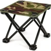 Let foldbar fiskestol foldbar skammel udendørs foldestol let grillskammel (lille camouflage)