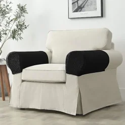 Lænestol Armlæn Betræk Stretch Sofa Arm Caps Armlæn Betræk Til Stole Sort