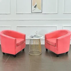 Lænestol Betræk Sofa Betræk Stue Stol Sæde Betræk Red