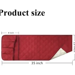 Lænestol TV Fjernbetjeningsholder, Fremstillet af Non-Woven Stof, 5 Lommer Lænestolslomme Til Smartphone, Bøger, Tidsskrifter, Ipad (Grå)