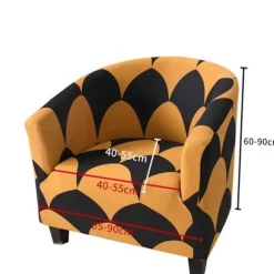 Lænestolsbetræk - Sølv Fox - Stretch - Fløjl - Støvtæt - Moderne Design Variable