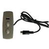 Lænestolscontroller 2 Knapper 5 Ben m/USB Reservedele DIY Manuel Kontakt Fjernbetjening