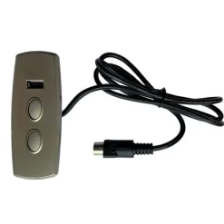 Lænestolscontroller 2 Knapper 5 Ben m/USB Reservedele DIY Manuel Kontakt Fjernbetjening