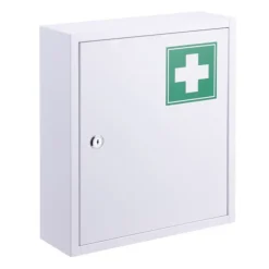 Låsbart medicinskab – 3 rum, vægmontering