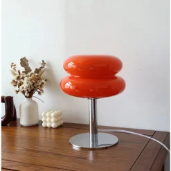 Macaron Glas Bordlampe Trikomatisk Dæmpning