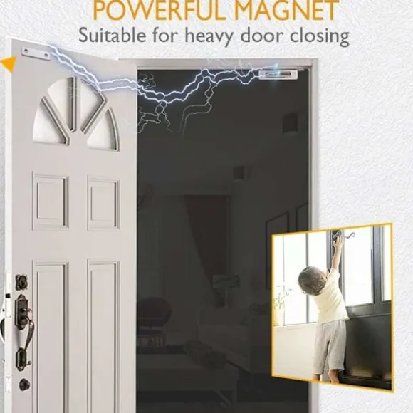 Magnetisk dørgreb 2 stk. Magnet til skabslåge Rustfrit stål Magnetlås Møbellukning Kraftig magnet Robust op til 40 kg til skuffer Magnetiseret brusedørskab | Fyndiq