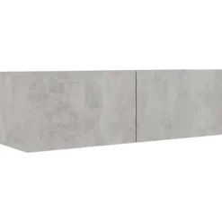 Maison Exclusive - 8 dele TV-møbel sæt Grå beton Ingeniørtræ Betonggrå