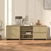 Maison Exclusive - 3 stk. Buffet Sonoma Eg Ingeniørtræ