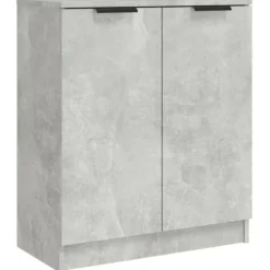 Maison Exclusive - 3 stk. buffet i grå beton og ingeniørtræ