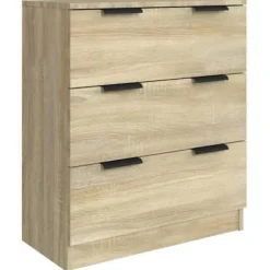 Maison Exclusive - 3 stk. Buffet Sonoma Eg Ingeniørtræ
