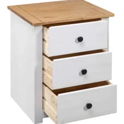 Maison Exclusive - Aftenbord Hvid 46x40x57 cm Fyr Gamme Panama