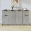 Maison Exclusive - Buffeter 2 stk Grå beton 60x30x70 cm Ingeniørtræ