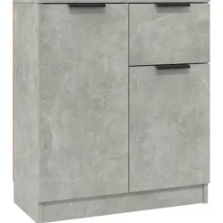 Maison Exclusive - Buffeter 2 stk Grå beton 60x30x70 cm Ingeniørtræ
