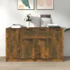 Maison Exclusive - Buffeter 2 stk Røget eg 60x30x70 cm Ingeniørtræ
