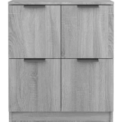 Maison Exclusive - Buffeter 2 stk Sonoma grå 60x30x70 cm Ingeniørtræ