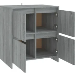 Maison Exclusive - Buffeter 2 stk Sonoma grå 70x41x75 cm Ingeniørtræ