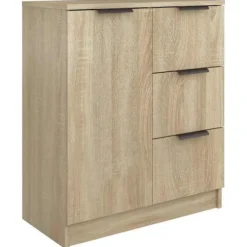 Maison Exclusive - Buffeter 2 stk Sonoma eg 60x30x70 cm Ingeniørtræ
