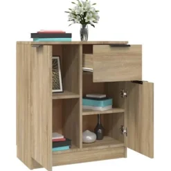 Maison Exclusive - Buffeter 2 stk Sonoma eg 60x30x70 cm Ingeniørtræ