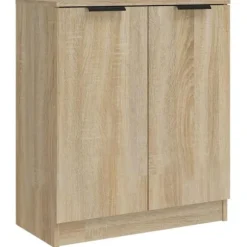 Maison Exclusive - Buffeter 2 stk Sonoma eg 60x30x70 cm Ingeniørtræ