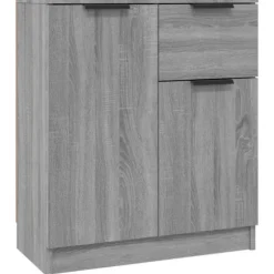 Maison Exclusive - Buffeter 2 stk Sonoma grå 60x30x70 cm Ingeniørtræ