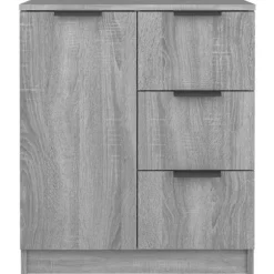 Maison Exclusive - Buffeter 2 stk Sonoma grå 60x30x70 cm Ingeniørtræ