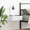 Maison Exclusive - Flydende natbord Hvid 40x30x15 cm Ingeniørtræ