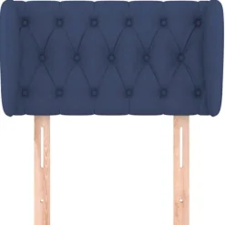 Maison Exclusive - Hovedgærde med ører Blå 83x23x78/88 cm Stof Blå