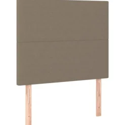 Maison Exclusive - Hovedgærde Taupe 100x5x118/128 cm Stof Mol
