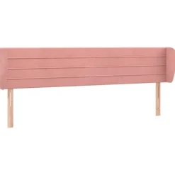 Maison Exclusive - Hovedgærde med ører Rosa 183x23x78/88 cm Velour
