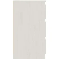 Maison Exclusive - Hvid natbord 60x36x64 cm Massivt fyrretræ