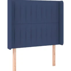 Maison Exclusive - LED Hovedgærde Blå 93x16x118/128 cm Stof blå