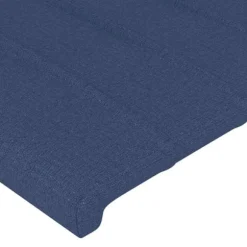 Maison Exclusive - LED Hovedgærde Blå 93x16x118/128 cm Stof blå