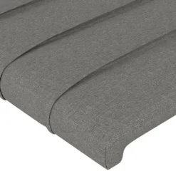 Maison Exclusive - LED Hovedgærde Mørkegrå 83x16x118/128 cm Stof mörkgrå