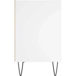 Maison Exclusive - Natborde 2 stk hvid 40x30x50 cm ingeniørtræ Hvid