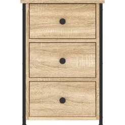 Maison Exclusive - Natbord egetræ sonoma 40x36x60 cm ingeniørtræ