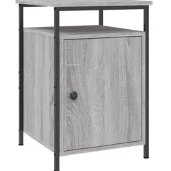 Maison Exclusive - Natborde 2 stk sonoma grå 40x42x60cm ingeniørtræ