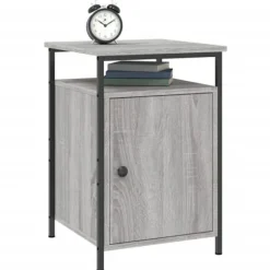 Maison Exclusive - Natborde 2 stk sonoma grå 40x42x60cm ingeniørtræ