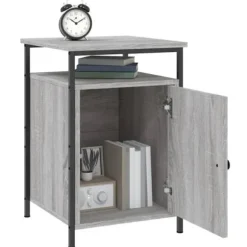 Maison Exclusive - Natborde 2 stk sonoma grå 40x42x60cm ingeniørtræ