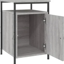 Maison Exclusive - Natborde 2 stk sonoma grå 40x42x60cm ingeniørtræ