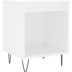 Maison Exclusive - Natbord Hvid 40x35x50 cm Ingeniørtræ Hvid