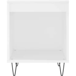 Maison Exclusive - Natbord Hvid 40x35x50 cm Ingeniørtræ Hvid