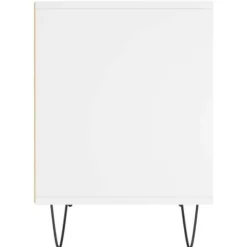Maison Exclusive - Natbord Hvid 40x35x50 cm Ingeniørtræ Hvid