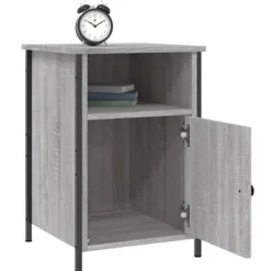Maison Exclusive - Nattens bord sonoma grå 40x42x60 cm ingeniørtræ
