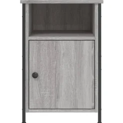 Maison Exclusive - Nattens bord sonoma grå 40x42x60 cm ingeniørtræ